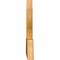 Ekena Millwork Portland Rough Sawn Timber Gable Bracket, Western Red Cedar, 36"W x 19"H x 2"D x 6"F, 13/12 Pitch GBW036X19X0206POR00RWR - alternate 4